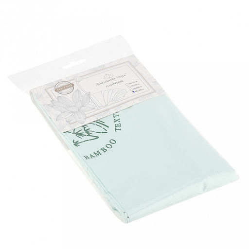 Наперник пуходержащий 60х40см "Бамбук", тик натуральный (хлопок 100%), 147г/м2, на молнии, упаковка ПВД-еврослот 14,5х23см, т.м. "Домашняя мода" (Россия)