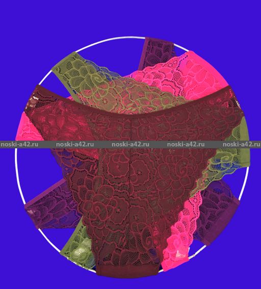 Цена за 5 шт. Трусы женские Турция кружевная попа арт. 63407 (12407, 163531,63307) 3XL (50-52) - For you фото 8
