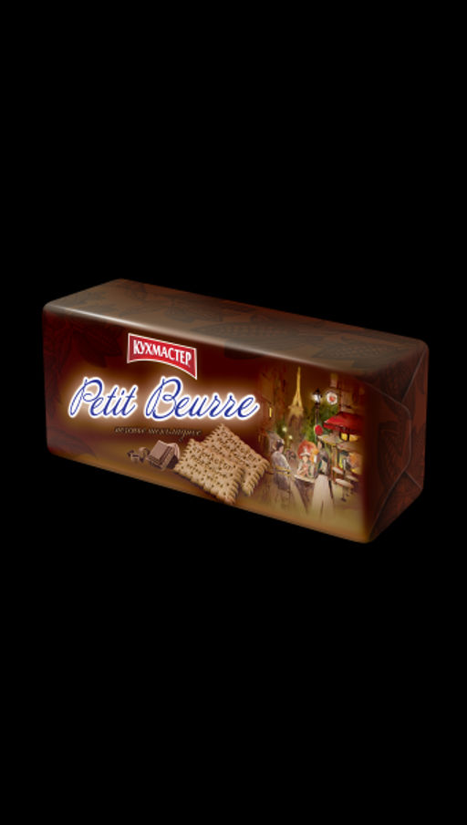 Печенье Кухмастер Petit Beurre шоколадное затяжное 170 г