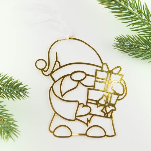 Ёлочная игрушка новогодняя «Гном», 9.8×8.2 см