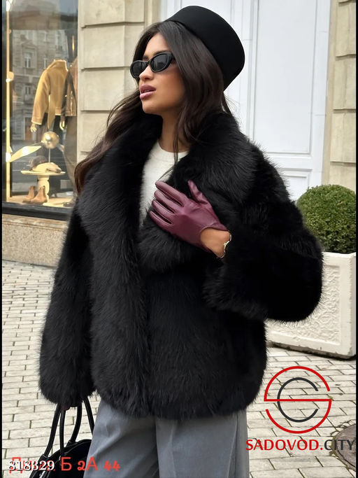 Шуба женская из искусственного меха