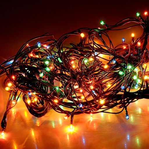 Цветная светодиодная гирлянда (500 ламп, 25 м) - 1000 деталей фото 2