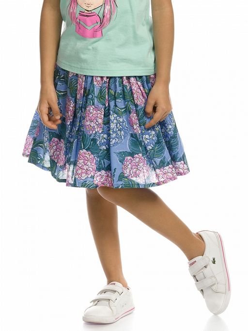 PELICAN, юбка для девочек, Голубой  фото 4