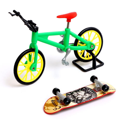 Набор пальчиковый скейтборд и велосипед, МИКС - Woow toys фото 3