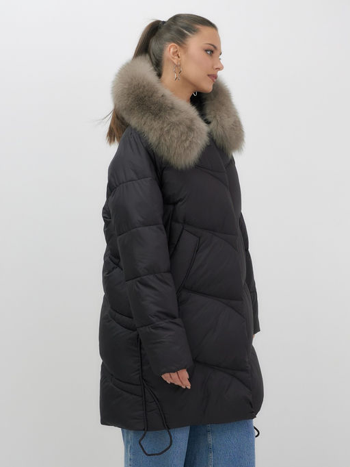 Пальто зимнее утепленное с мехом и капюшоном ,куртка Бренд: Visdeer фото 11