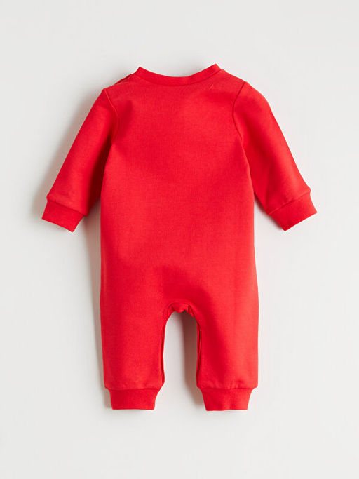 Bask?l? Erkek Bebek Tulum