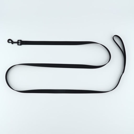 Поводок биотановый 2,5м х 20 мм, чёрный - Пушистое счастье фото 3