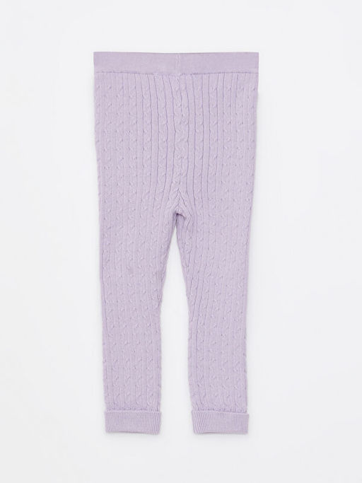 Beli Lastikli Kendinden Desenli K?z Bebek Triko Tayt - Waikiki фото 2