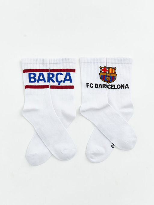 Короткие носки FC Barcelona для мальчиков 5 пар