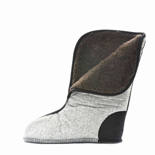 Сапоги Nordman Quaddro с защищенной подошвой ТЭП и флисовым вкладышем до -70С черные с желтым  фото 26