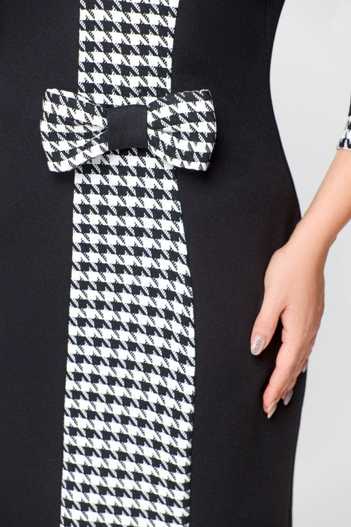 Блуза Swallow 803.2 черный+серебряный узор фото 969