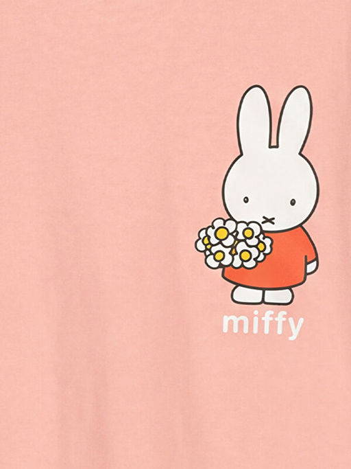 Miffy Bask?l? K?z ?ocuk Penye Ti??rt