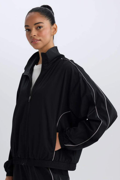 DeFactoFit Oversize Genis Kal?p Cepli Dokuma Fermuarl? H?rka  фото 2