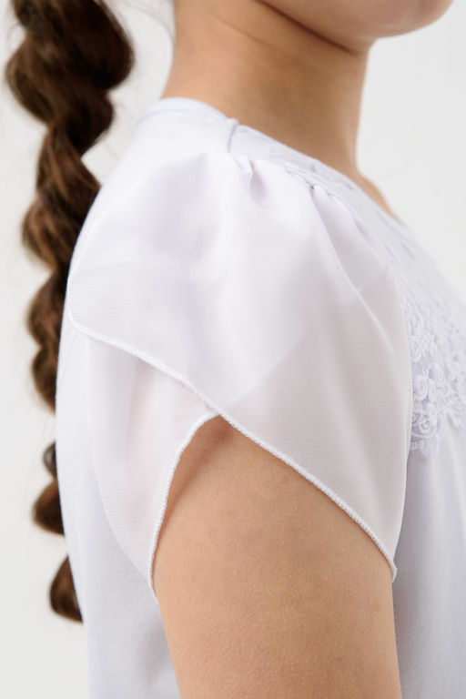 Мимоза блузка детская кор. рукав