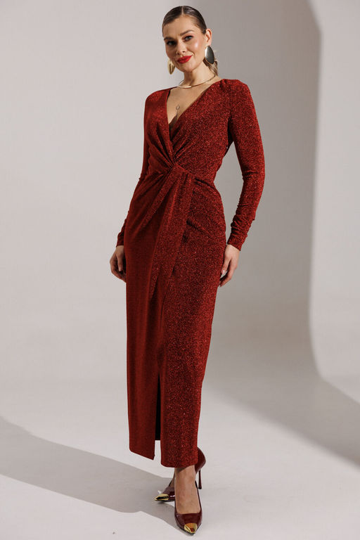 Платье Мода Юрс 25-2879 красный новый