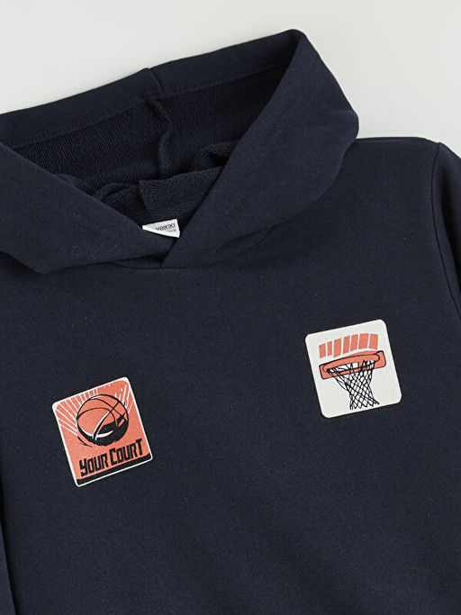 Kap??onlu Erkek ?ocuk Sweatshirt