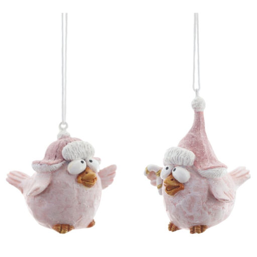 Фигурка декоративная подвесная "Птичка", L5 W5,5 H5 см, 2в.