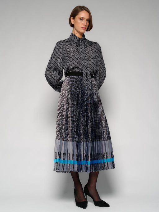 Юбка женская 12411-38033 black/grey - Eleganzza фото 2