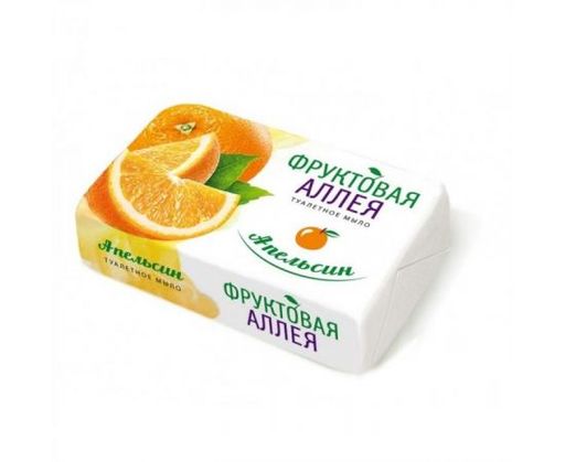 ФРУКТОВАЯ АЛЛЕЯ мыло 90гр Апельсин (К-193-2/К-521-2)