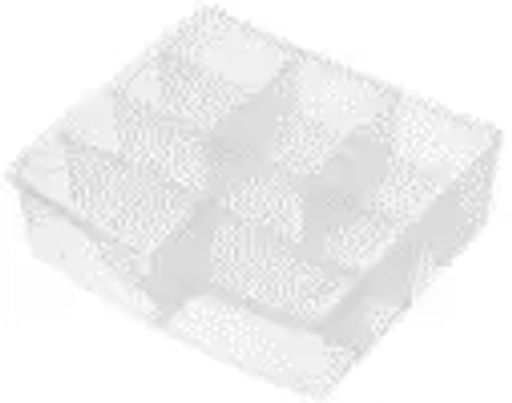 Цена за 2шт. Органайзер для хранения мелочей прозрачный "Neptune", 17*16*5.2см