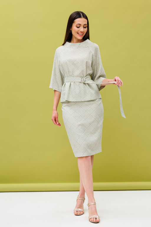 Костюм Lars Style 888 оливково-мятный