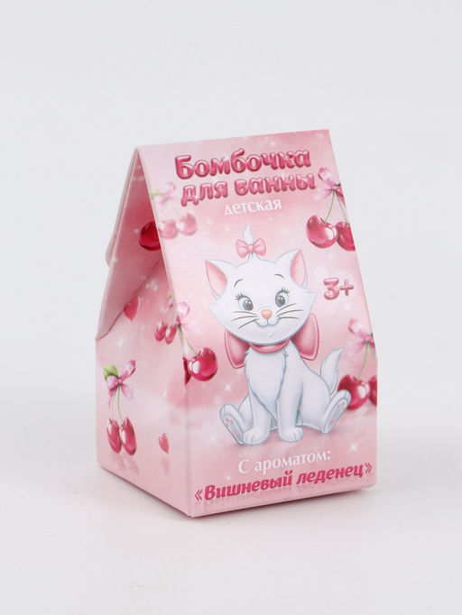 Цена за 2 шт. Бомбочка для ванны детская в коробке, 40 г, «Кошечка»