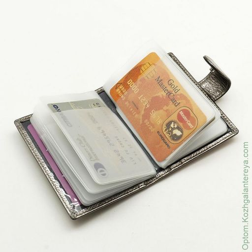 Женская кожаная визитница Sergio Valentini СВ 8112-010  фото 2