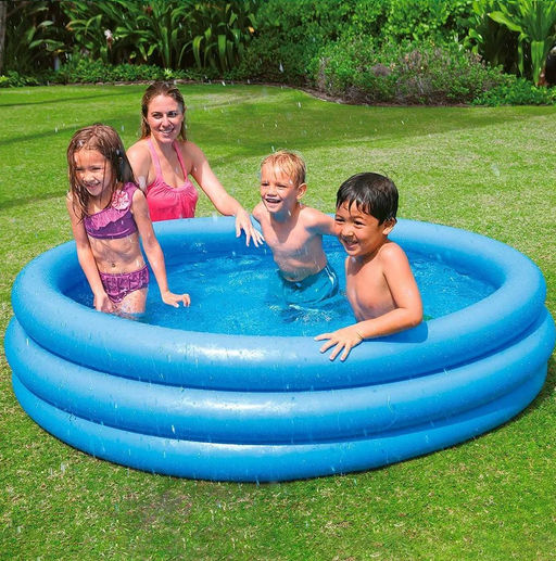 Бассейн с мягкими бортиками 147х33 см Синий кристалл, от 2-х лет INTEX  фото 2