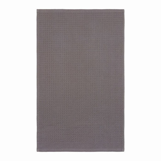 Набор кухонных полотенец Доляна, цвет тёмно-серый, 35х60см-2шт, 100% хл, вафля, 220 гр/м2  фото 2