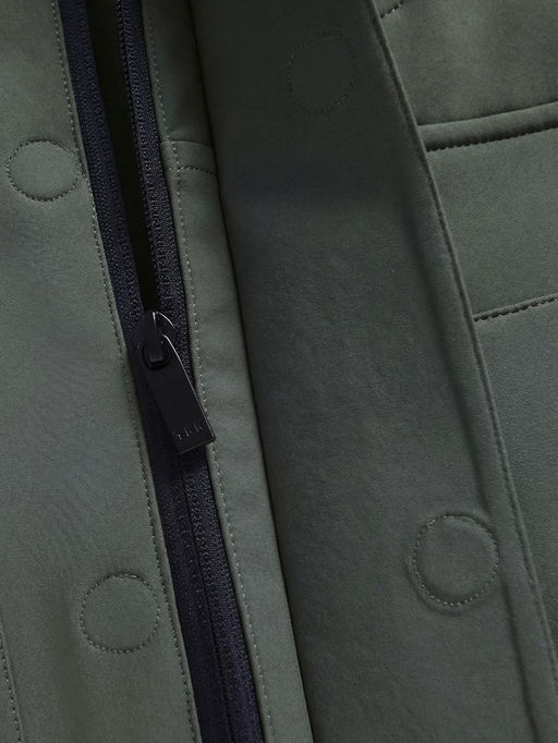 Ветровка мужская софтшелл виндстоппер с капюшоном спортивная цвета хаки 9617_1Kh