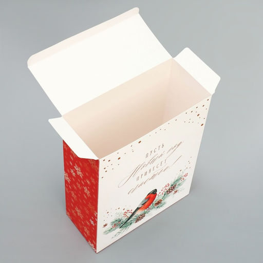 Коробка подарочная новогодняя складная «Счастья в Новом году!», 22 х 30 х 10 см, Новый год