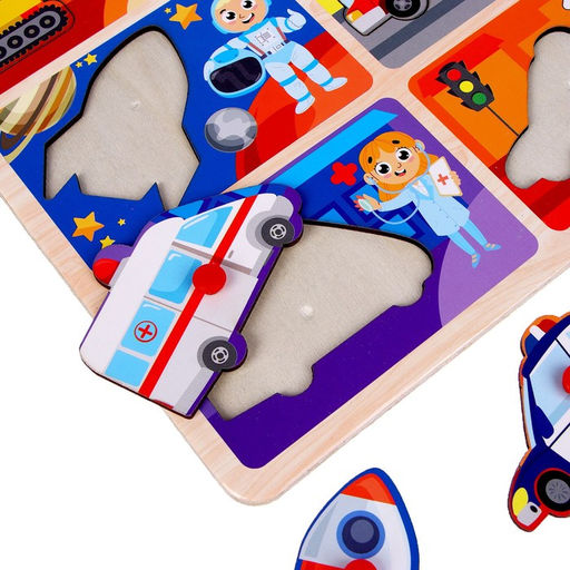 Рамка - вкладыш Профессии и транспорт - Лесная мастерская фото 4