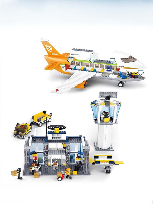 Конструктор «Международный аэропорт», 678 деталей