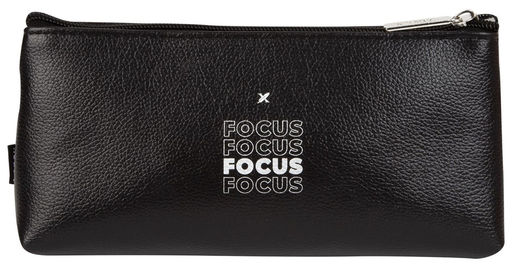 Пенал-косметичка LOREX "Focus" черный (LXPCPS-FC, 256875) иск. кожа