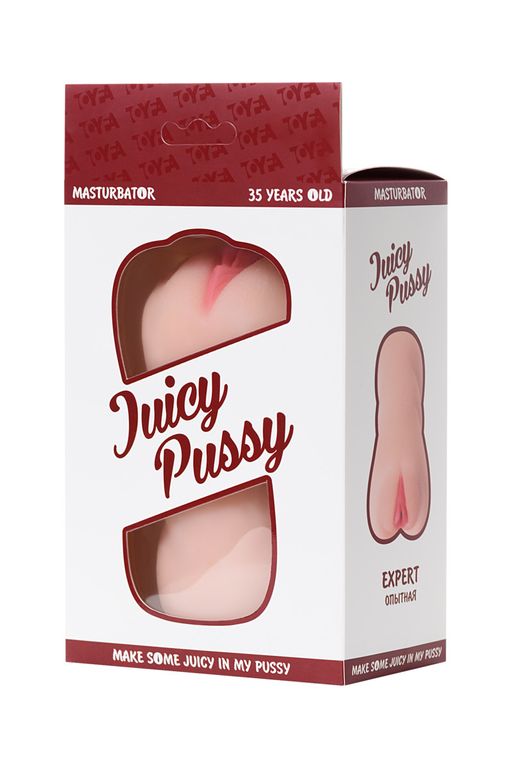 Мастурбатор реалистичный TOYFA Juicy Pussy, Expert, TPR, телесный, 13,5 см  фото 8