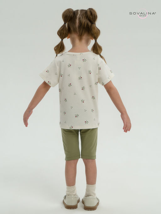 Костюм Актив бордовые тюльпанчики-оливка - Sovalina фото 31