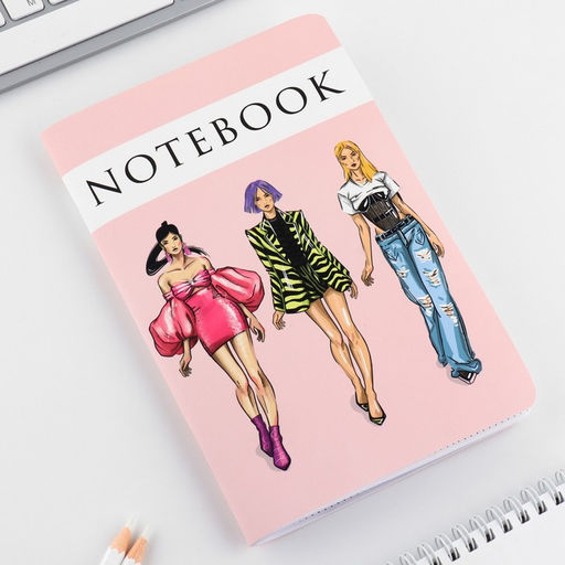 Блокнот софт-тач А5, 48 л Девушки - Artfox фото 2