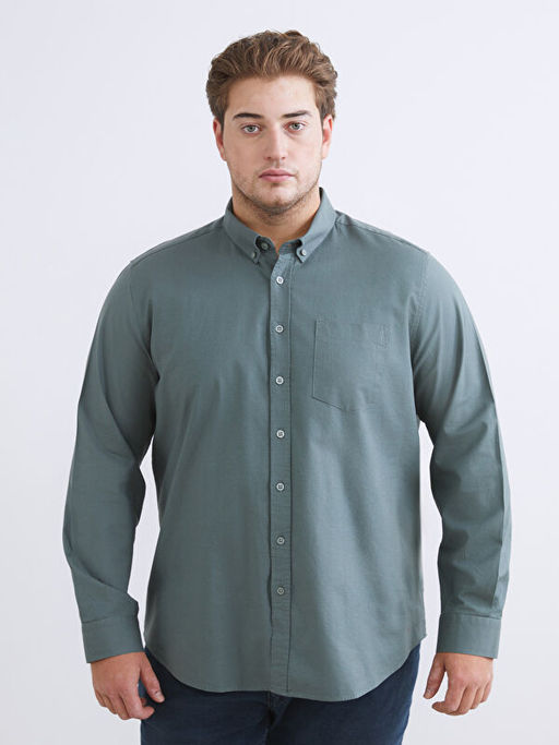 Regular Fit Uzun Kollu Oxford Erkek G?mlek