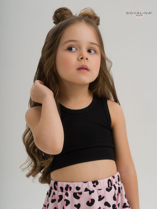 Костюм Мальвина КТ черный-нежный леопард - Sovalina фото 7