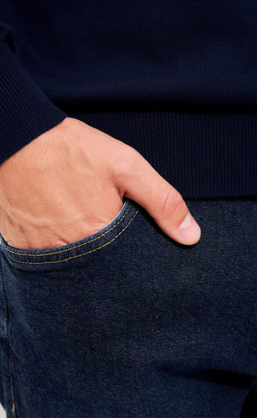 Джемпер P321-15222 navy-ochre - Primm фото 6