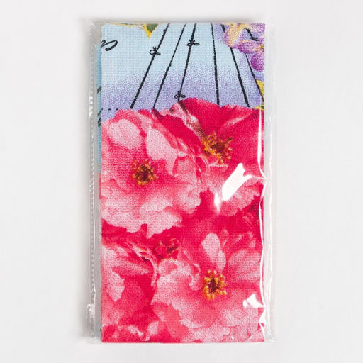 Цена за 2 шт. Полотенце кухонное Доляна Волшебная весна 34?60 см, рогожка, 100% хлопок, 160 г/м?