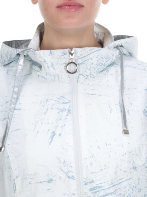 F2066 WHITE Ветровка женская MARTA (65%хлопок 35% полиэстер) - Фабричный китай фото 10