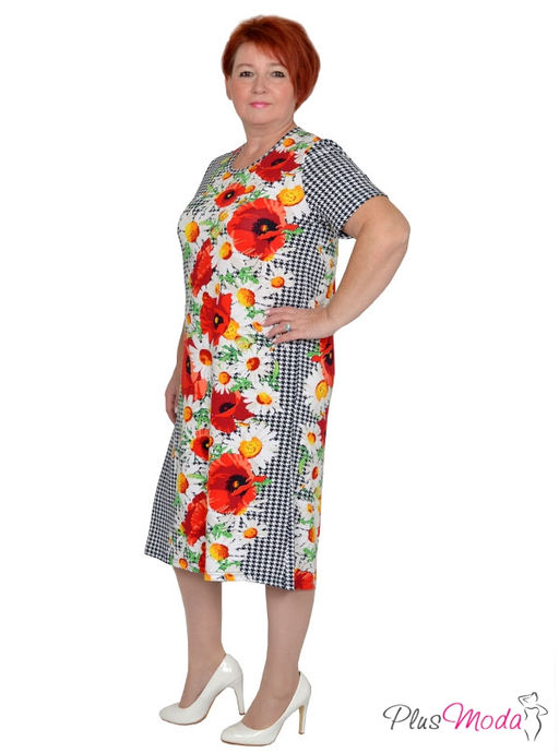 Платье Модель №1450 размеры 44-84 - Plusmoda фото 3