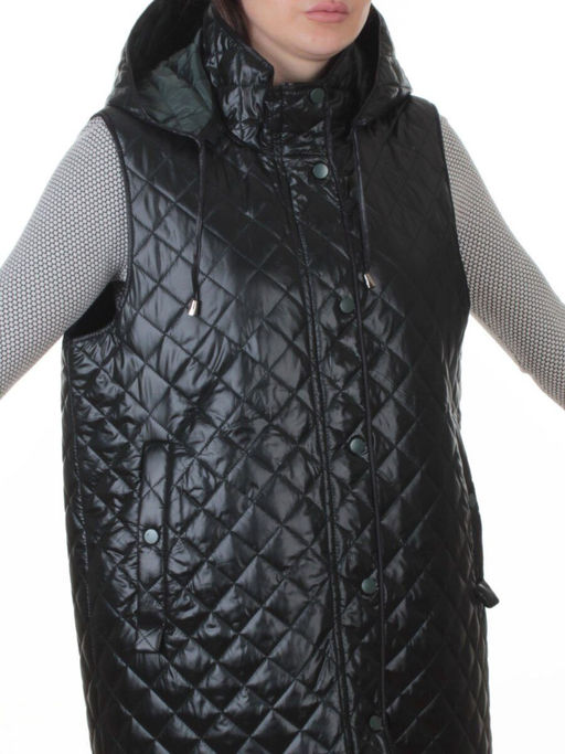 802 DK. GREEN Жилет утепленный женский (50 гр. синтепон) - Fashion фото 2