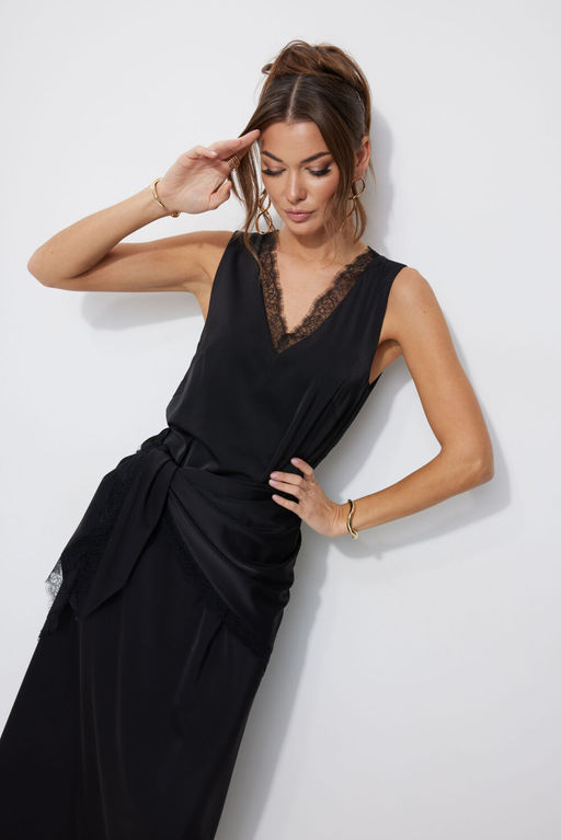 Платье LYUSHe 4249 черный  фото 8