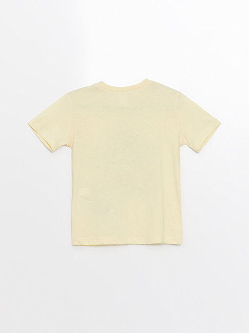 Bisiklet Yaka K?sa Kollu Bask?l? Erkek Bebek Ti??rt - Waikiki фото 3