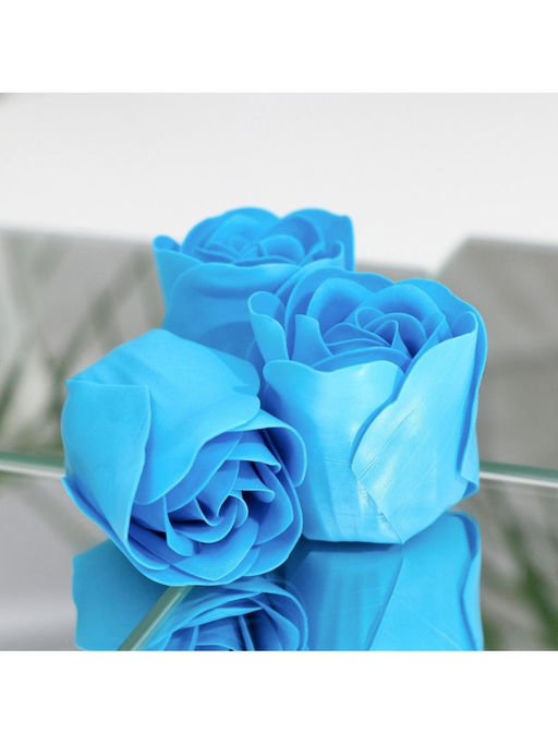 Мыльные розы, синие, набор 3 шт. - SB BEAUTY фото 7