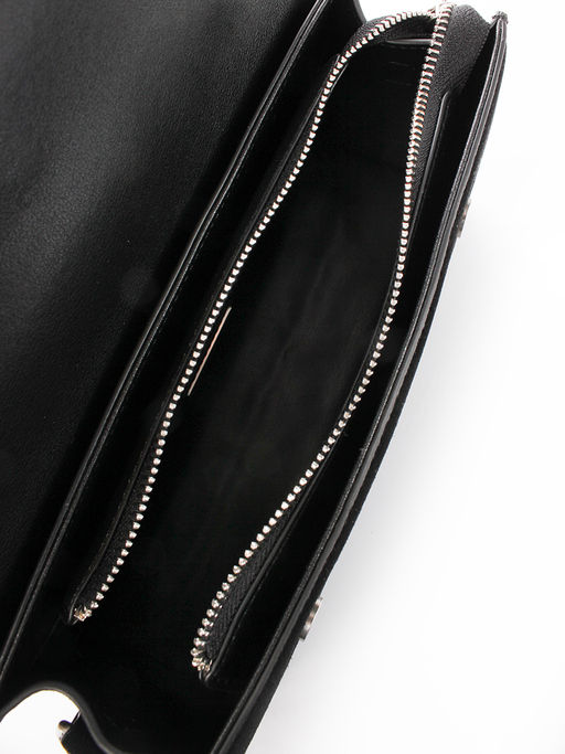 LACCOMA сумка M1066-черный натуральная замша хлопок