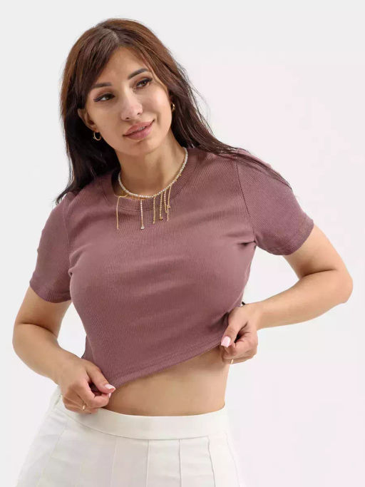 Кроп-топ Кашкорсерубчик лапша - Оптима фото 17