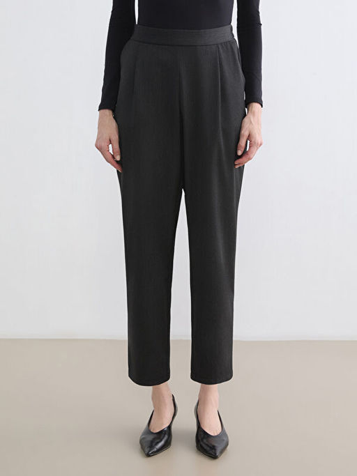 Beli Lastikli Kad?n Pileli Pantolon